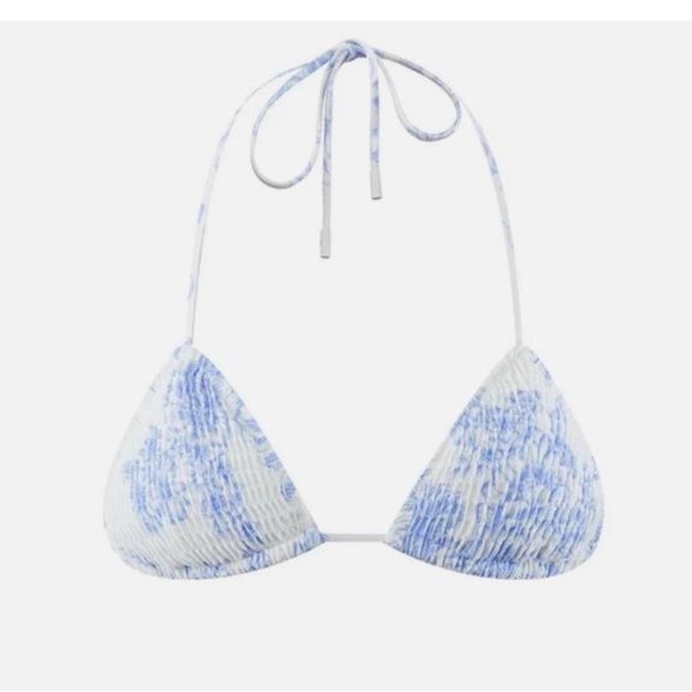 Triangl indigo bikini top in size small